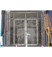 Contemporary Fire Rated Fully Glazed Door – Double Leaf, Fire Rated Glass, Top & Side Transom, 120 Minute BS Certification, Steel Frame, RAL Powder Coated, Entrance for Offices & Homes